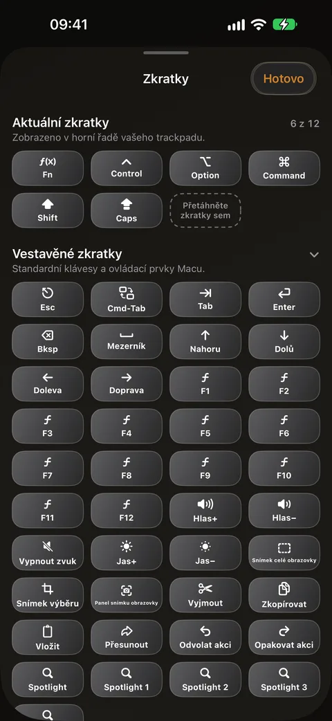 Klávesové zkratky Macu