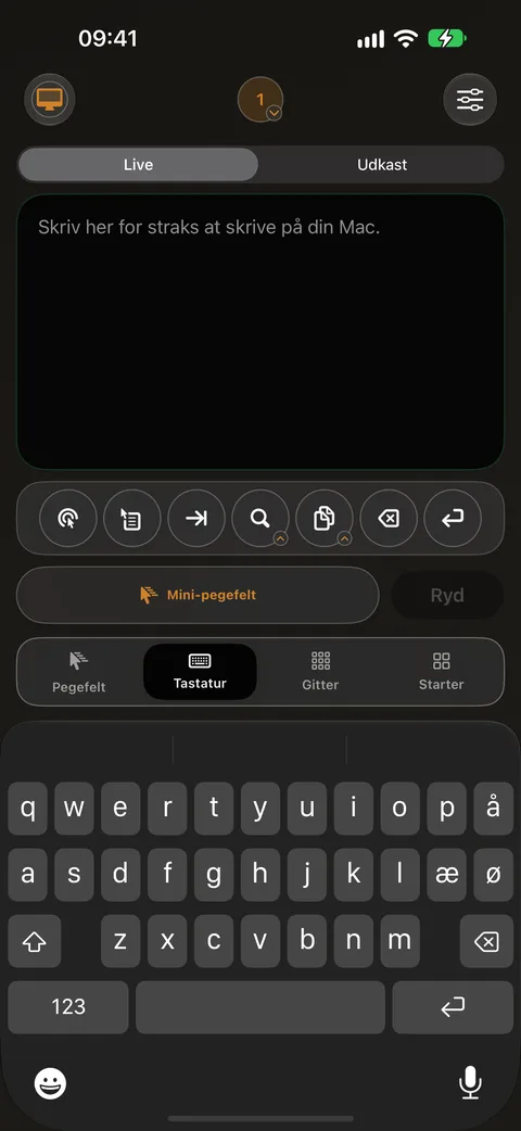 Live-tastatur