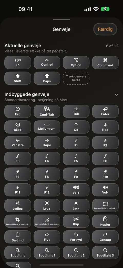 Mac-tastaturgenveje