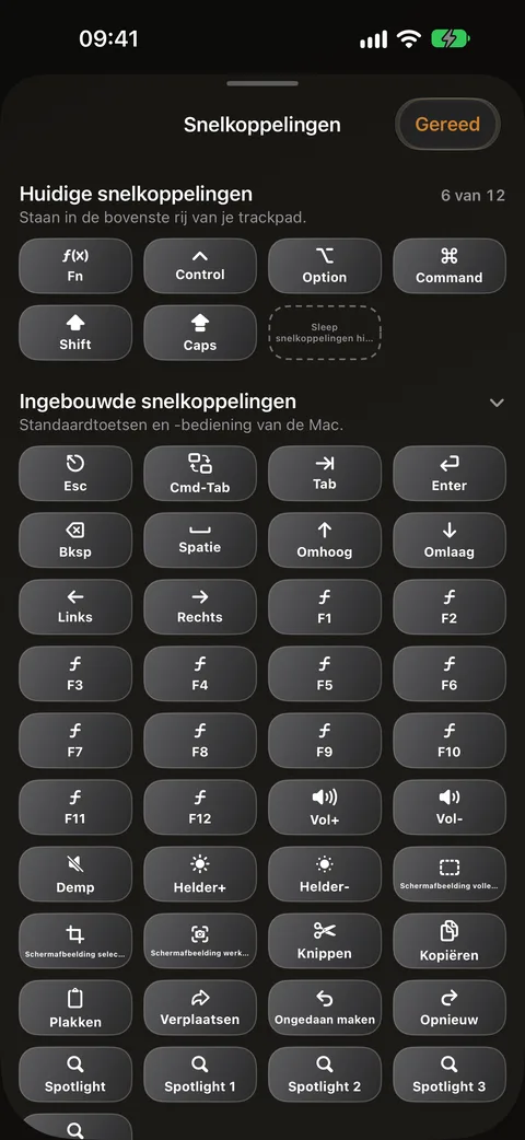 Mac-sneltoetsen